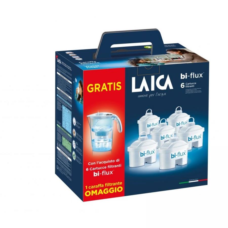 Pack Jarra Filtrante Laica Stream/ 2.3L/ Blanca/ Jarra + 6 Filtros BI-FLUX - Imagen 5