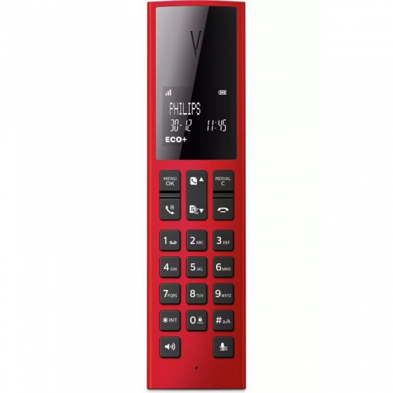 Teléfono Inalámbrico Philips LINEA V M3501R/23 V2 Rojo