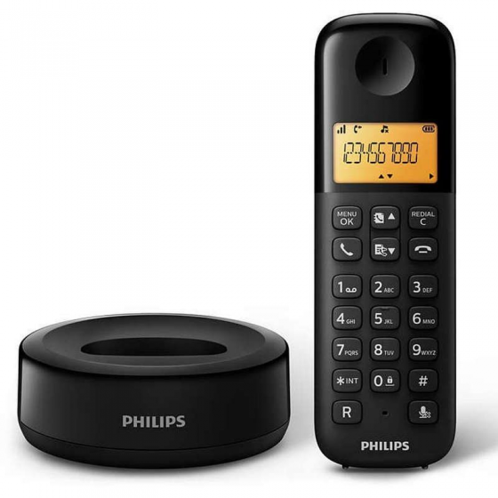 Philips D1612W/34 Teléfono Inalámbrico Duo Blanco