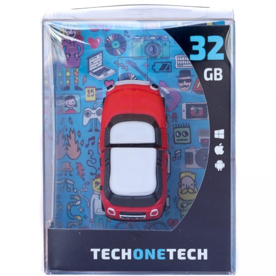 Pendrive 32GB Tech One Tech Mini Cooper S Rojo USB 2.0