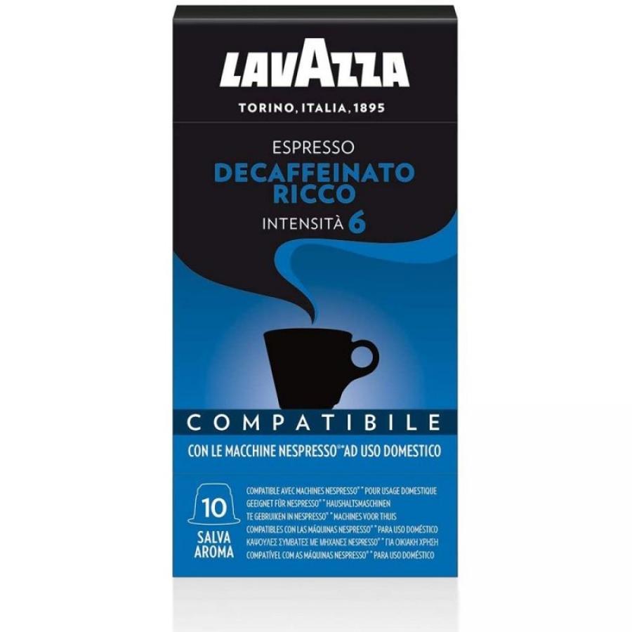 Cápsula Lavazza Decaffeinato Ricco para cafeteras Nespresso/ Caja de 10 - Imagen 2