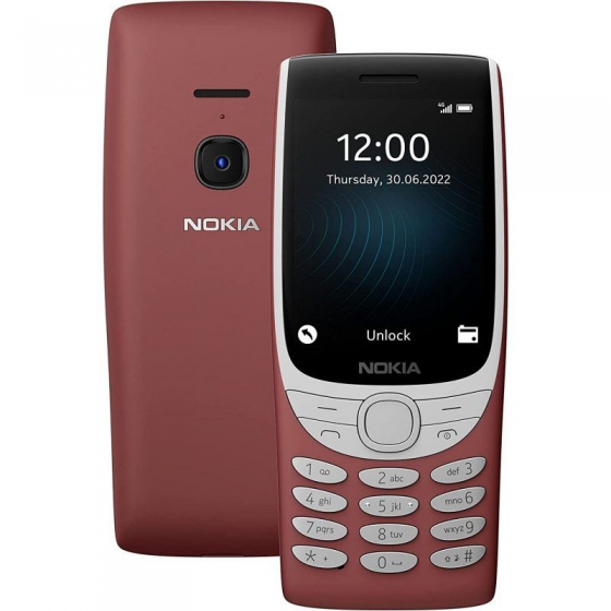 Teléfono Móvil Nokia 8210 4G/ Rojo