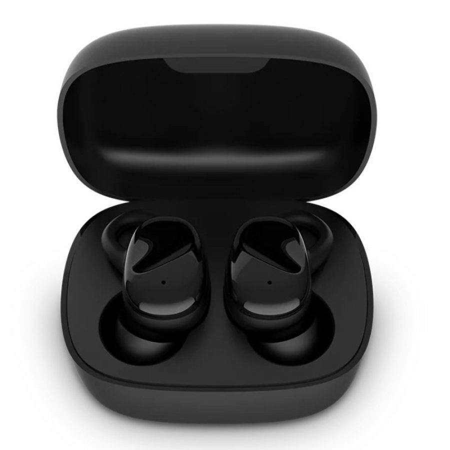 Auriculares Bluetooth SPC Ether Sport con estuche de carga/ Autonomía 3.5h/ Negro
