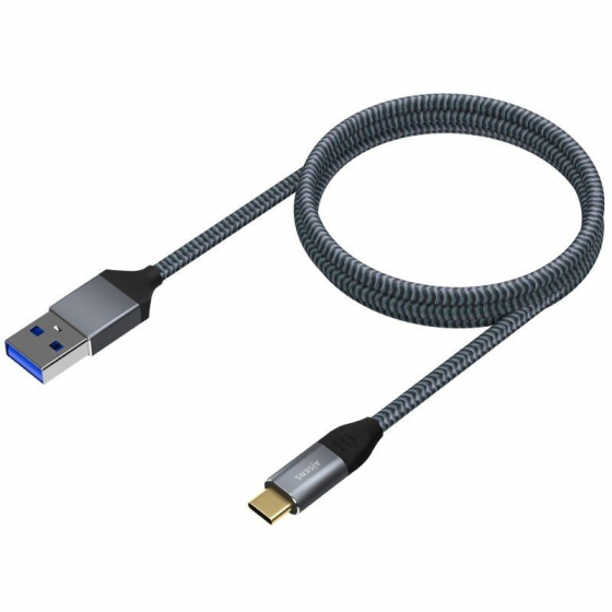 Cable USB 3.1 Aisens A107-0633 USB Tipo-C Macho - USB Macho 2m Gris