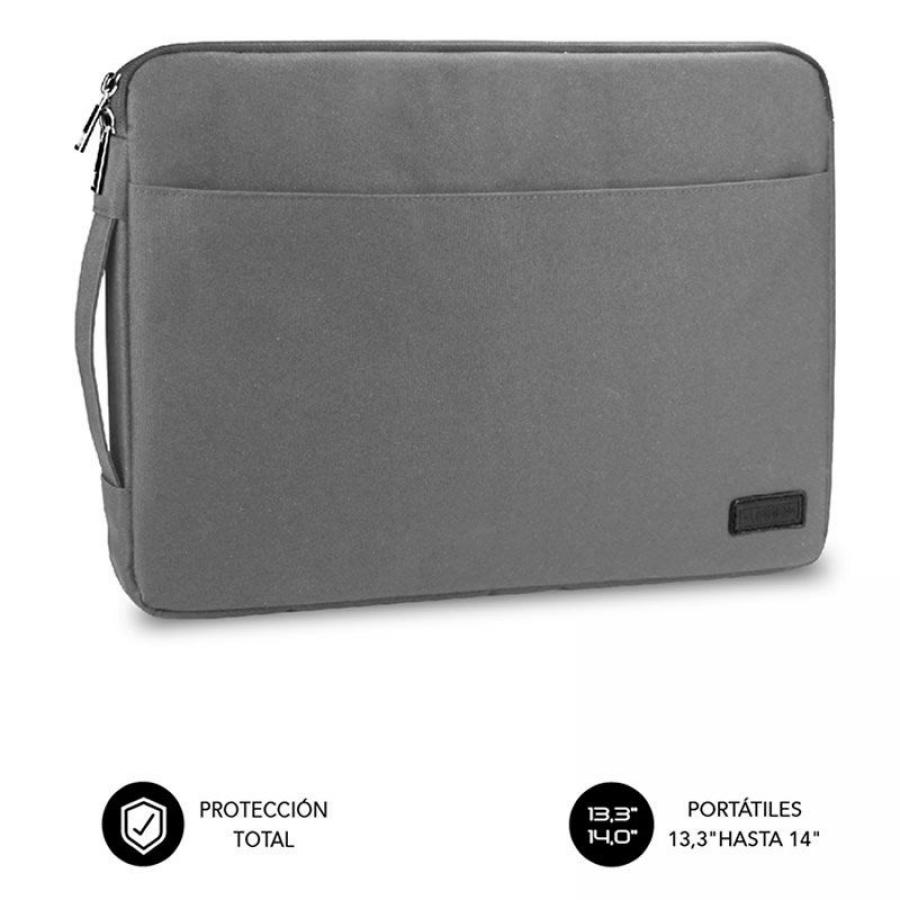 Funda Subblim Urban Laptop Sleeve para Portátiles hasta 14'/ Negra - Imagen 1