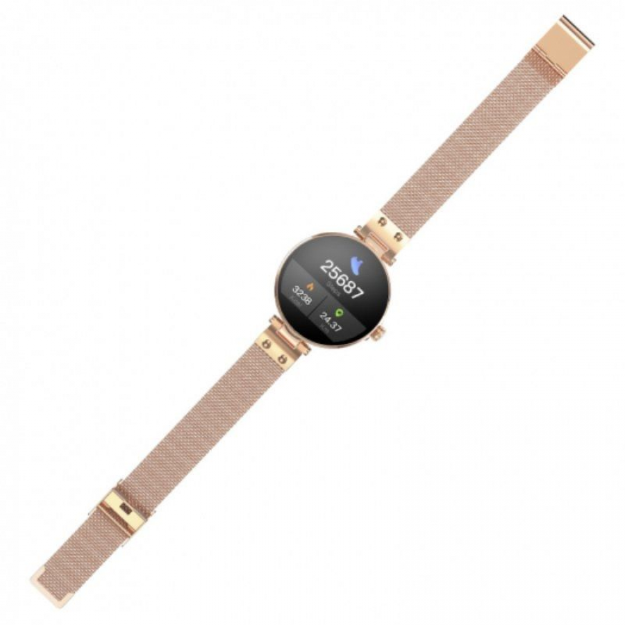 Smartwatch Forever ForeVive Petite SB-305/ Notificaciones/ Frecuencia Cardíaca/ Oro Rosa