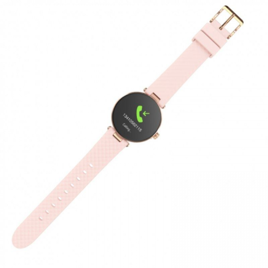 Smartwatch Forever ForeVive Petite SB-305/ Notificaciones/ Frecuencia Cardíaca/ Oro Rosa