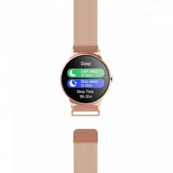 Smartwatch Forever ForeVive 2 SB-330/ Notificaciones/ Frecuencia Cardíaca/ Oro Rosa