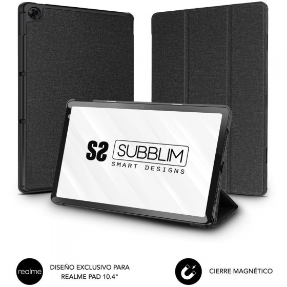Funda Shock Case Subblim CST-5SC250 para Tablet Realme Pad de 10.4'/ Negra