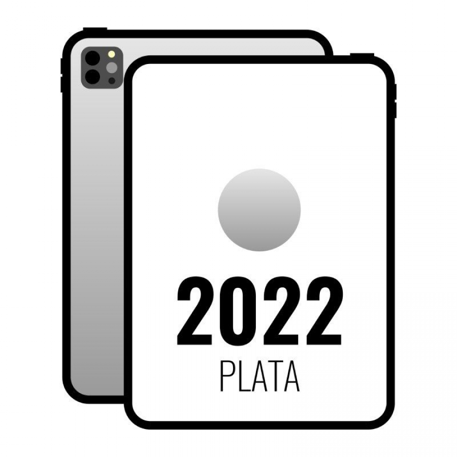 Apple iPad Pro 12.9' 2022 6th WiFi Cell/ 5G/ M2/ 256GB/ Plata - MP213TY/A