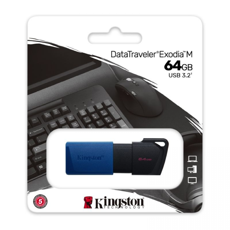 Pendrive 64GB Kingston DataTraveler Exodia M USB 3.2