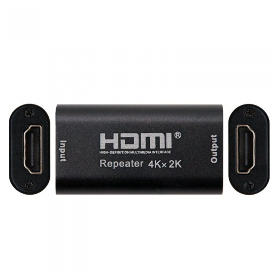 REPETIDOR HDMI NANOCABLE 10.15.1201 - CONECTORES TIPO A HEMBRA - NEGRO