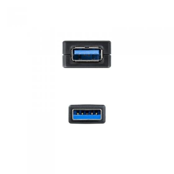 CABLE ALARGADOR USB 3.0 CON AMPLIFICADOR NANOCABLE 10.01.0311 - CONECTORES A MACHO/A HEMBRA - 5 METROS