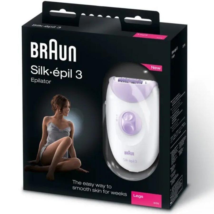 Depiladora Braun Silk Epil Series 3 3170/ con Cable