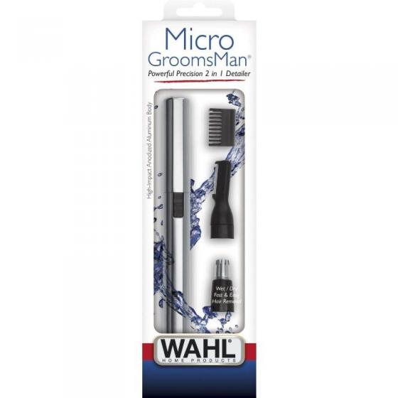 Recortadora Wahl Micro Groomsman 5640-616 con Batería 4 Accesorios