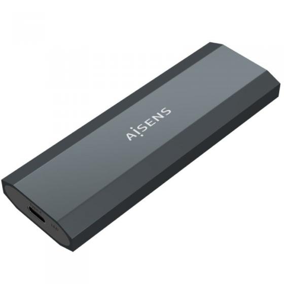 Caja Externa para Disco SSD M.2 SATA/NVMe Aisens ASM2-018GR USB 3.1 Sin tornillos