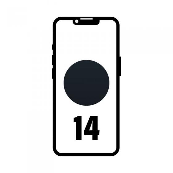 Smartphone Apple iPhone 14 128GB/ 6.1'/ 5G/ Negro Medianoche