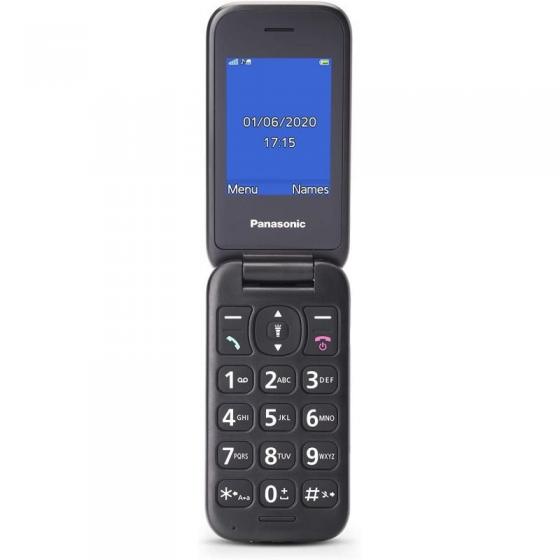 Teléfono Móvil Panasonic KX-TU400EXR para Personas Mayores/ Rojo Granate