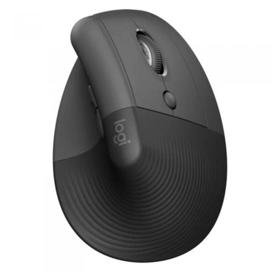 Ratón Ergonómico Inalámbrico por Bluetooth 2.4GHz Logitech Lift Vertical Ergonomic Mouse Hasta 4000 DPI Grafito