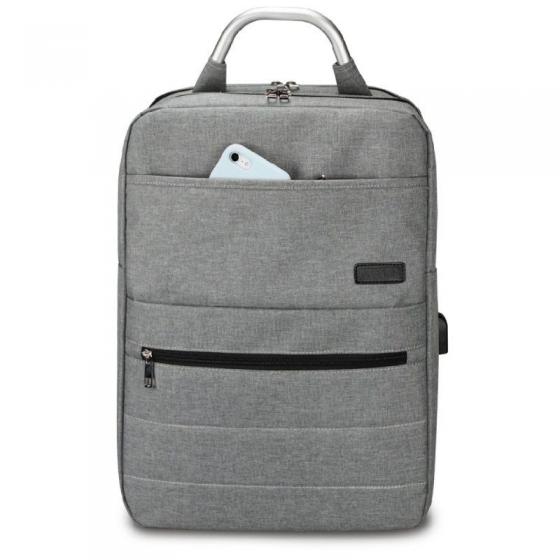 Mochila Subblim Elite Airpadding Backpack para Portátiles hasta 15.6' Puerto USB Gris