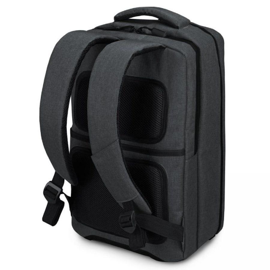Mochila Subblim Traveller Airpadding Backpack para Portátiles hasta 15.6'/ Puerto USB/ Gris - Imagen 3