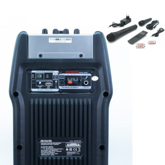 Altavoz Portable con Bluetooth Aiwa The Strom KBTUS-400/ 400W/ 2.0