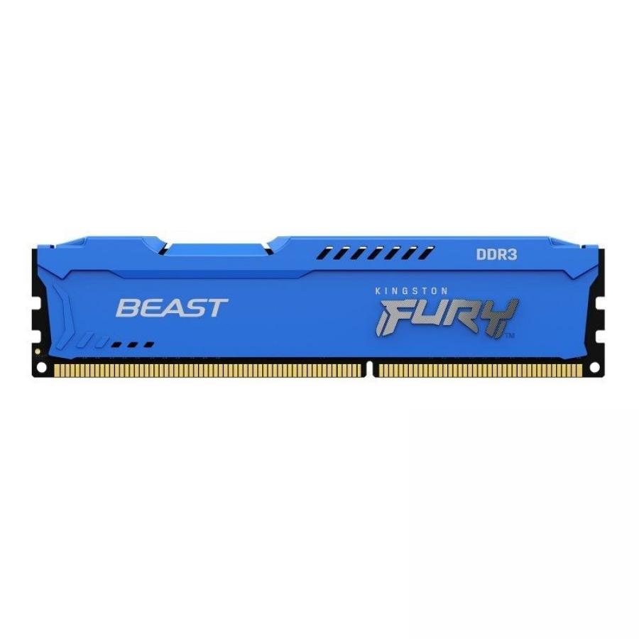 Memoria RAM Kingston FURY Beast 8GB/ DDR3/ 1600MHz/ 1.5V/ CL10/ DIMM - Imagen 1