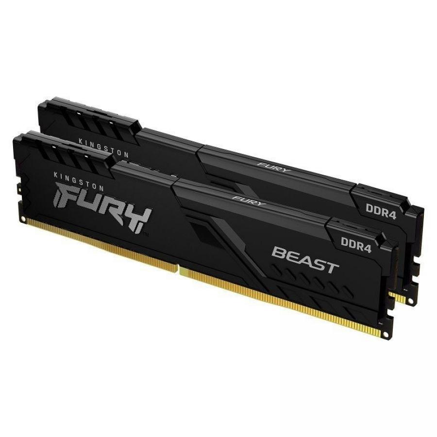 Memoria RAM Kingston FURY Beast 2 x 8GB/ DDR4/ 3200MHz/ 1.35V/ CL16/ DIMM - Imagen 1