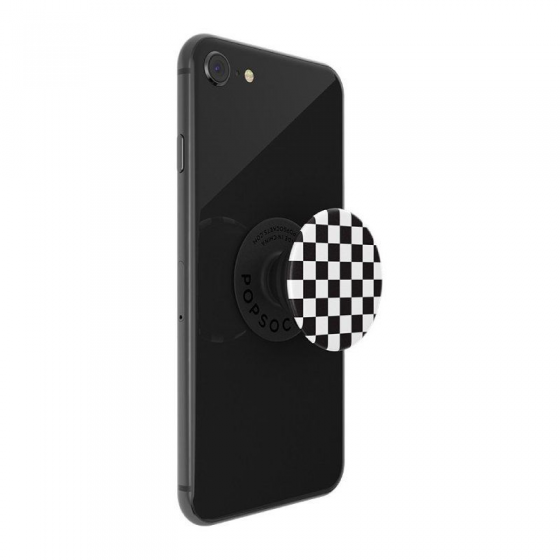 Soporte para Smartphone PopSockets Checker/ Negro
