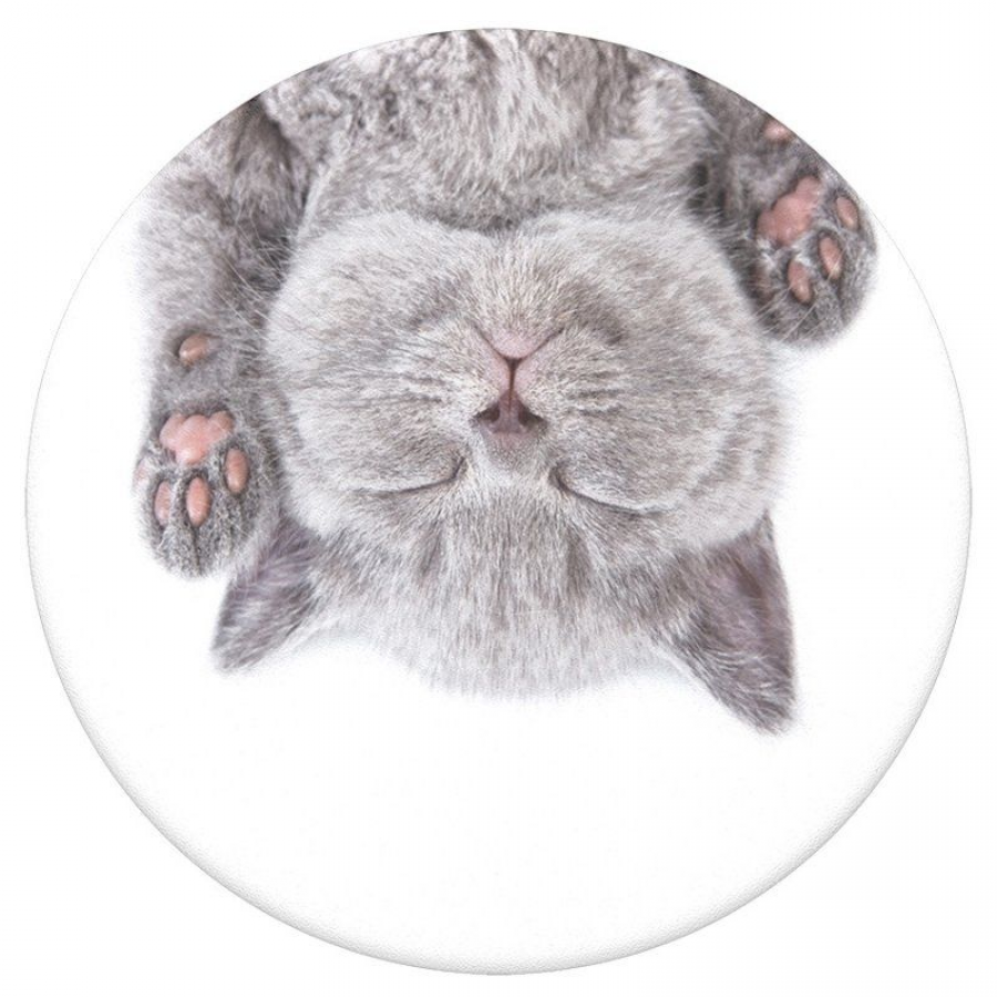 Soporte Adhesivo para Smartphone PopSockets Cat Nap