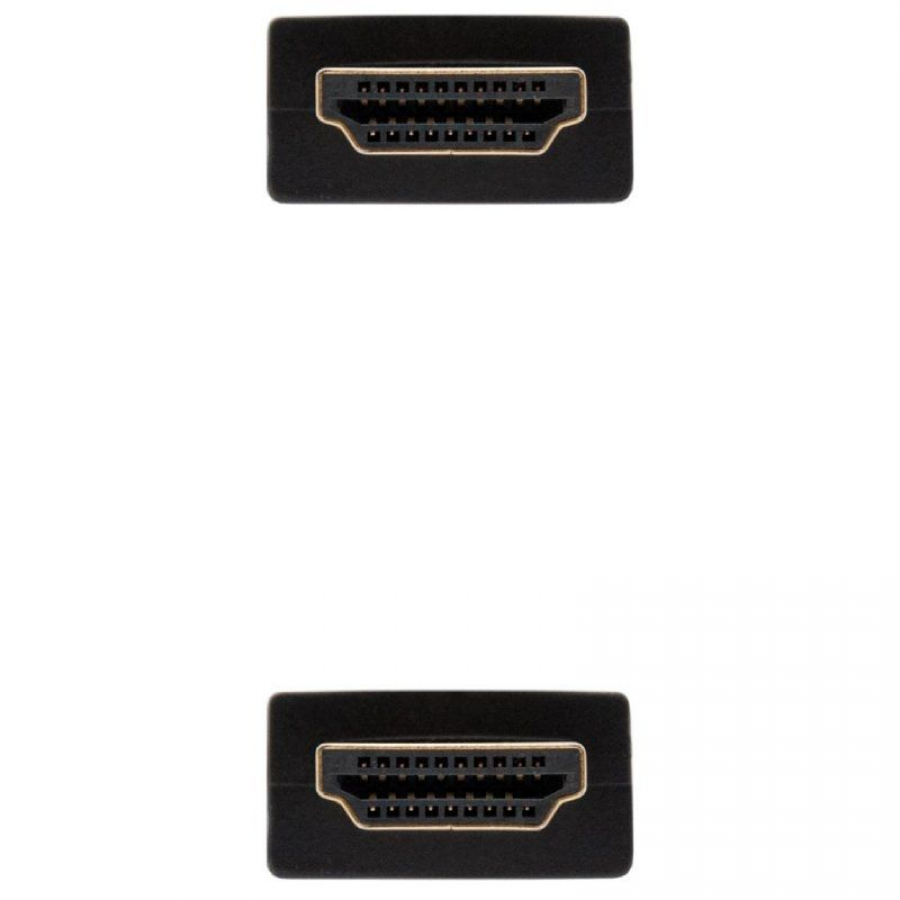 Cable HDMI 2.0 4K Nanocable 10.15.3810/ HDMI Macho - HDMI Macho/ 10m/ Negro