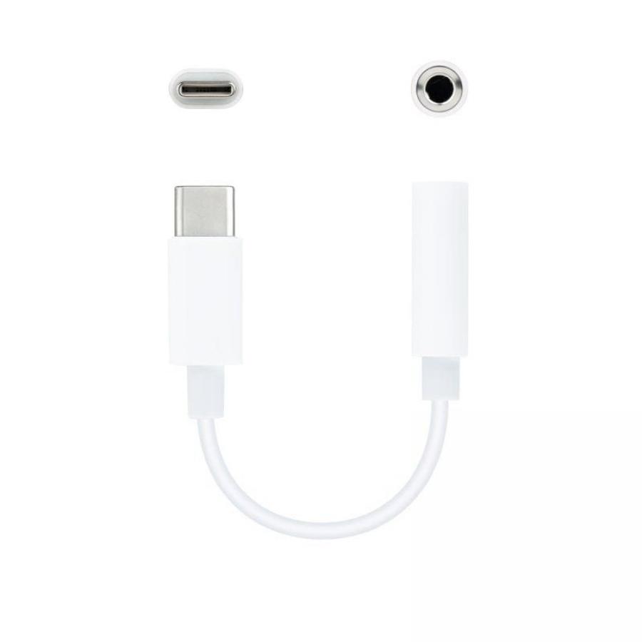Adaptador USB Tipo-C Nanocable 10.24.1205-W/ USB Tipo-C Macho - Jack 3.5 Hembra