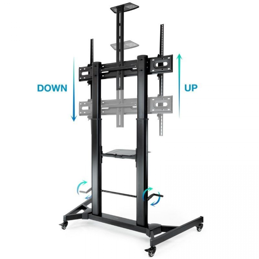 Soporte de Pie Tooq FS20400HM-B para TV de 60-100'/ hasta 100kg