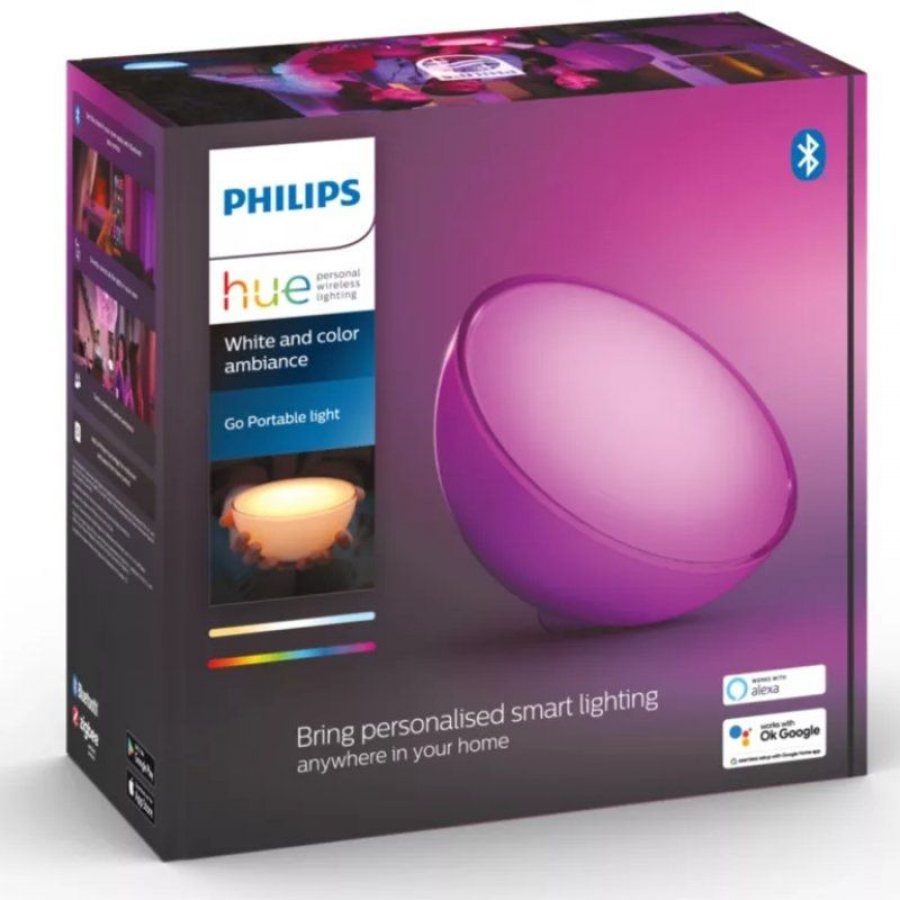 Lámpara Inteligente Portátil Philips Hue Go Portable Light/ 43W