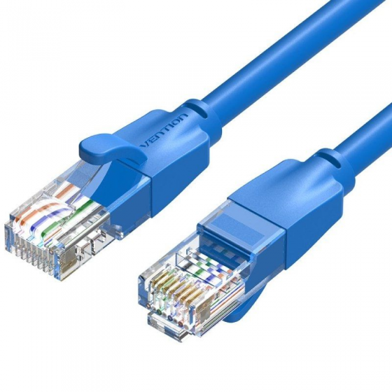 Cable de Red RJ45 UTP Vention IBELG Cat.6/ 1.5m/ Azul