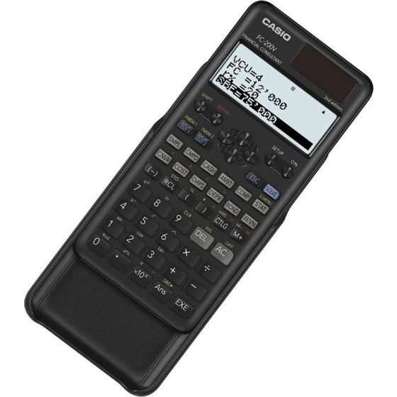 Calculadora Científica Casio FC-200V-2/ Negra
