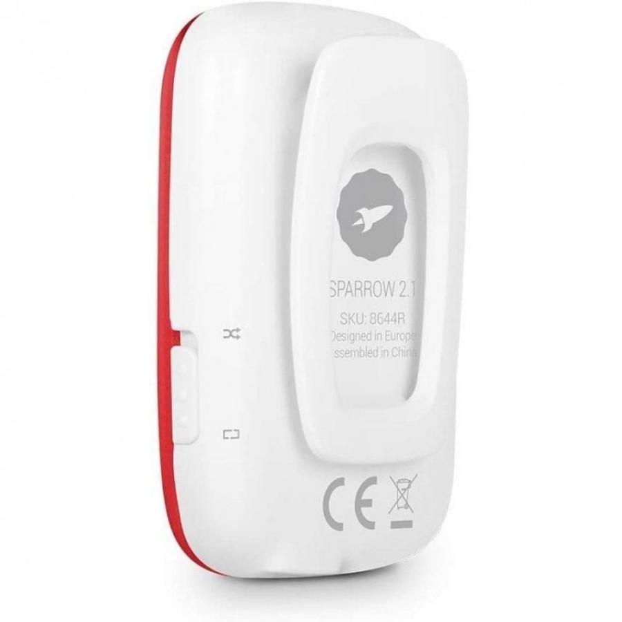 Reproductor MP3 SPC Sparrow 8644R 4GB/ Rojo