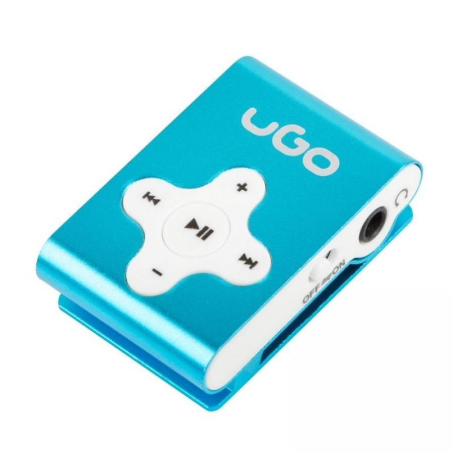 REPRODUCTOR MP3 BLUE UGO UMP-1021 - MICROSD HASTA 32GB - MP3/WMA - CLIP