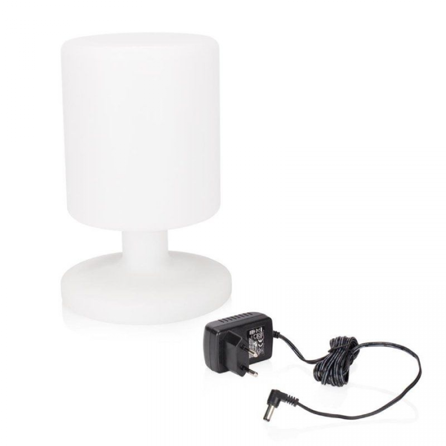 Lámpara de Mesa Smartwares 5000.472/ 4.7W/ Blanca