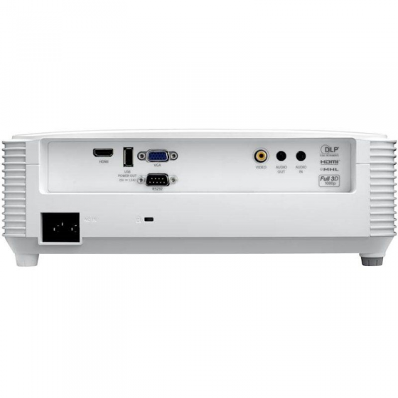 Proyector Optoma EH338+/ 3800 Lúmenes/ Full HD/ HDMI-VGA/ Blanco
