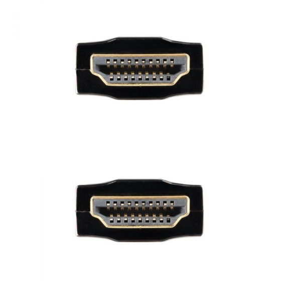 Cable HDMI 2.0 4K Nanocable 10.15.2015/ HDMI Macho - HDMI Macho/ 15m/ Negro