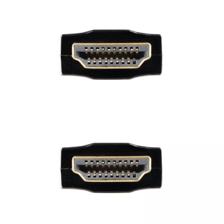 Cable HDMI 2.0 4K Nanocable 10.15.2015/ HDMI Macho - HDMI Macho/ 15m/ Negro