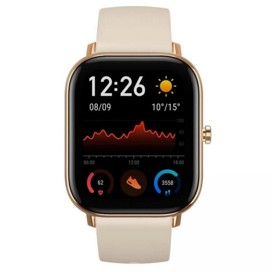 Smartwatch Huami Amazfit GTS/ Notificaciones/ Frecuencia Cardíaca/ GPS/ Oro Desierto