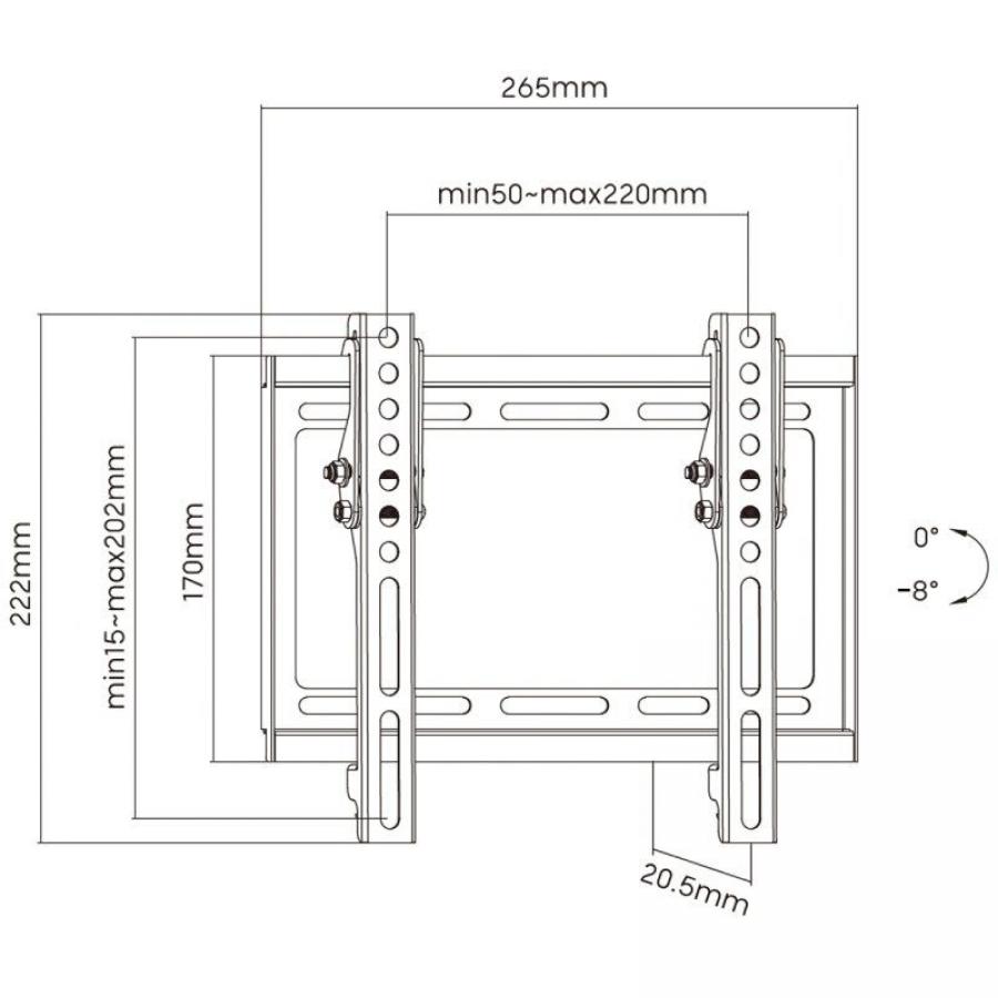 Soporte para Monitor y TV Aisens WT42T-159/ hasta 35kg