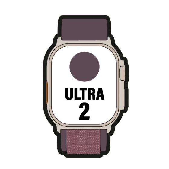 Apple Watch Ultra 2/ GPS/ Cellular/ 49mm/ Caja de Titanio/ Correa Loop Alpine Indigo L Grande