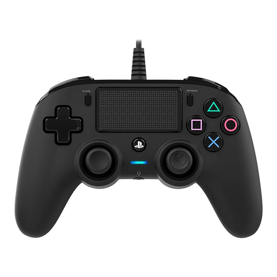 Mando Nacon Compact Controller Wired Para Ps4 Negro